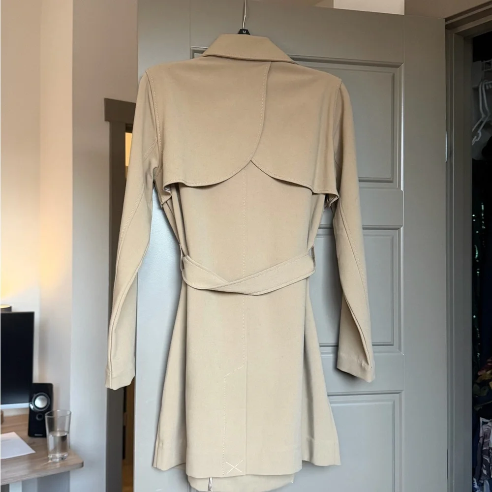 Drapey Trench Coat - Picture 2 of 3